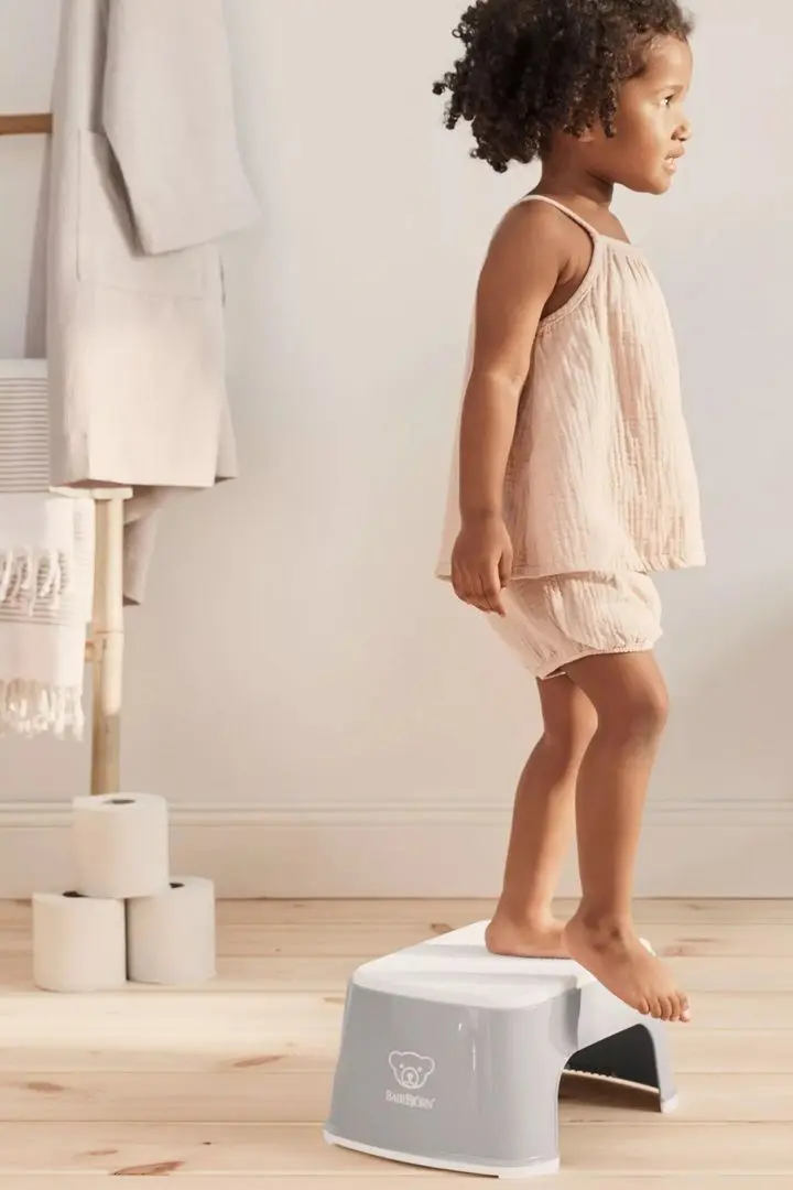 Taburet pentru copii BabyBjorn 061225A (Grey/White)