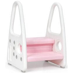 Tabureta-scara pentru copii Costway BB5640PI (White/Pink) Thumb