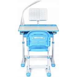 Set masa-tabla+scaun Costway HW67394DE-BL (Blue/White) Thumb