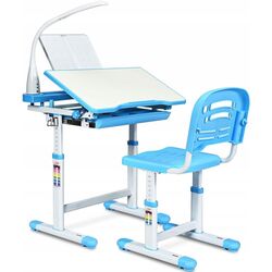 Set masa-tabla+scaun Costway HW67394DE-BL (Blue/White) Thumb