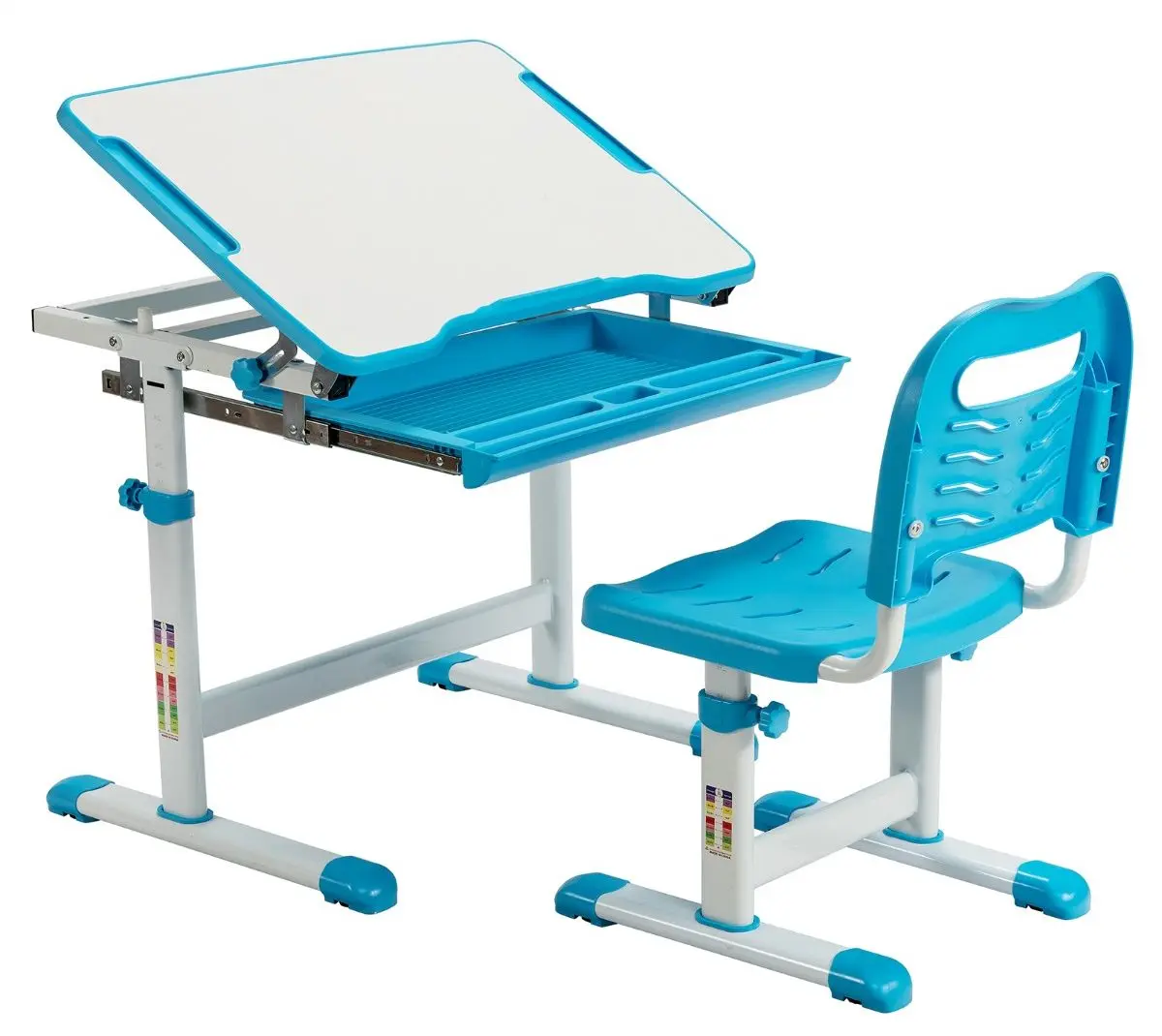 Set masa-tabla+scaun Costway HW67623BL (Blue)