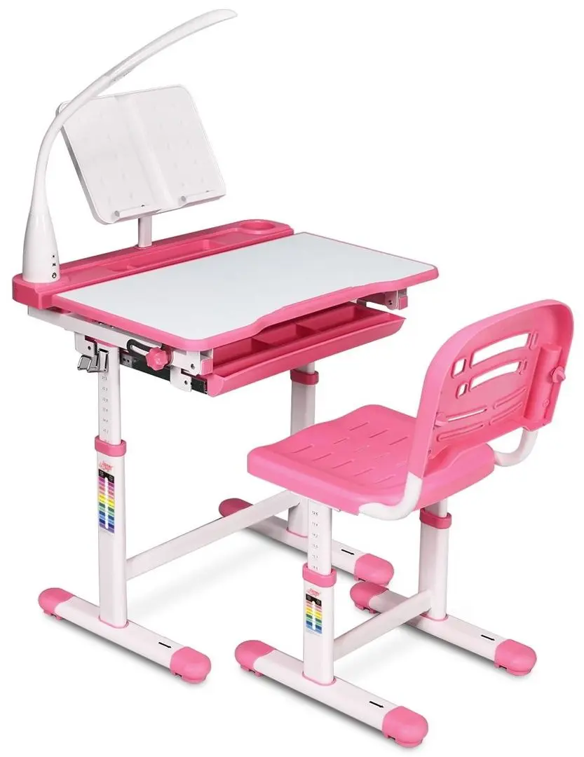 Set masa+scaun Costway HW67394DE-PI (Pink)