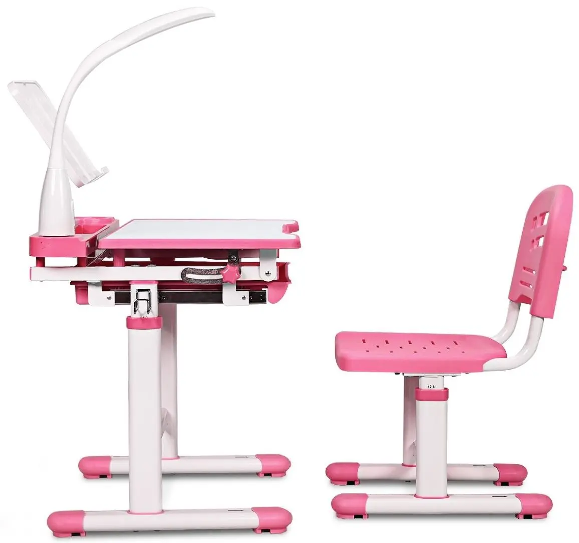 Set masa+scaun Costway HW67394DE-PI (Pink)