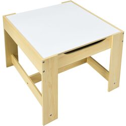 Set masa+2 scaune Costway BB5584NA (White/Natural) Thumb