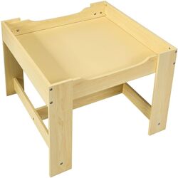 Set masa+2 scaune Costway BB5584NA (White/Natural) Thumb