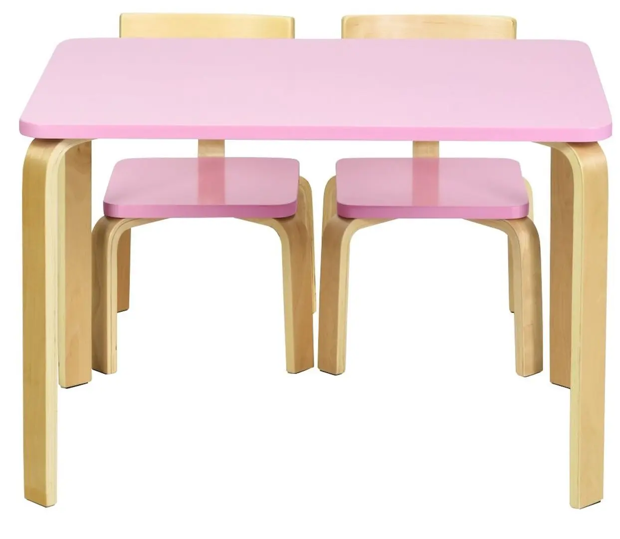 Set masa+2 scaune Costway HW63872PI (Pink)