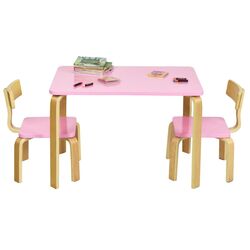 Set masa+2 scaune Costway HW63872PI (Pink) Thumb