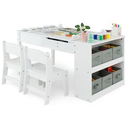 Set masa + 2 scaune Costway HY10243WH (White) Thumb