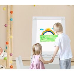 Set masa + 2 scaune Costway HY10243WH (White) Thumb