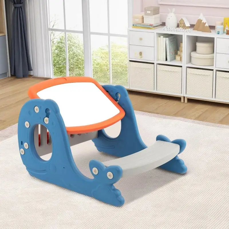 Banca cu scaun 4in1 Costway HY10180BL (Blue/Grey)