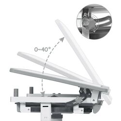 Set masa+scaun Costway HW65906GR (Grey) Thumb