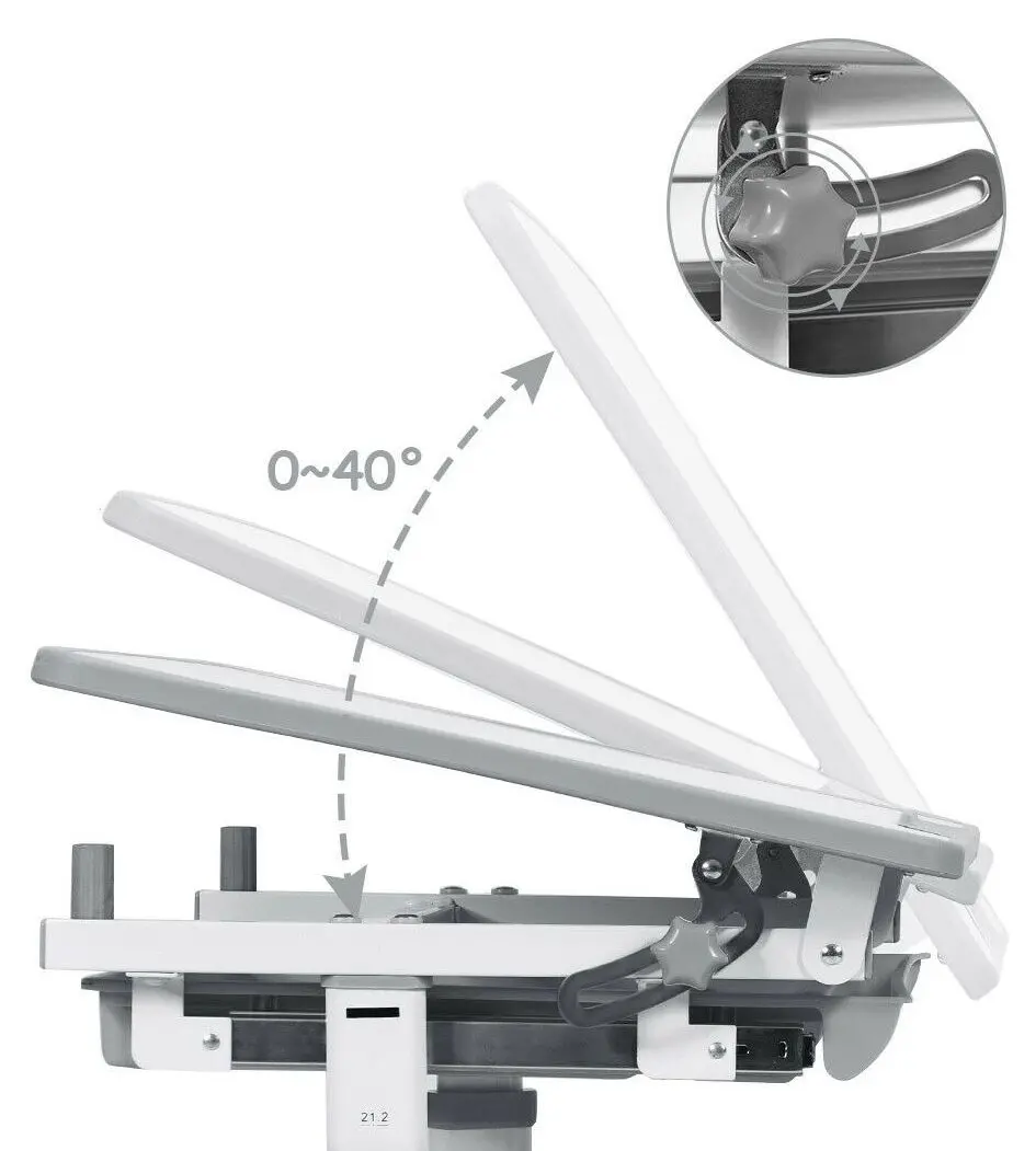 Set masa+scaun Costway HW65906GR (Grey)