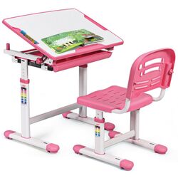 Set masa+scaun Costway HW65906PI (Pink) Thumb