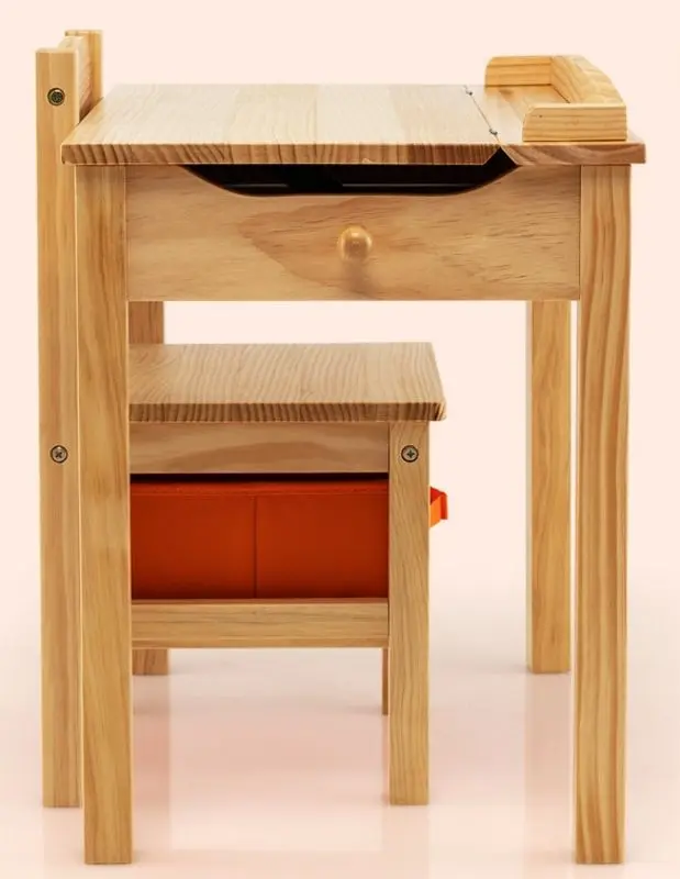 Set masa+scaun Costway HY10077NA (Natural)