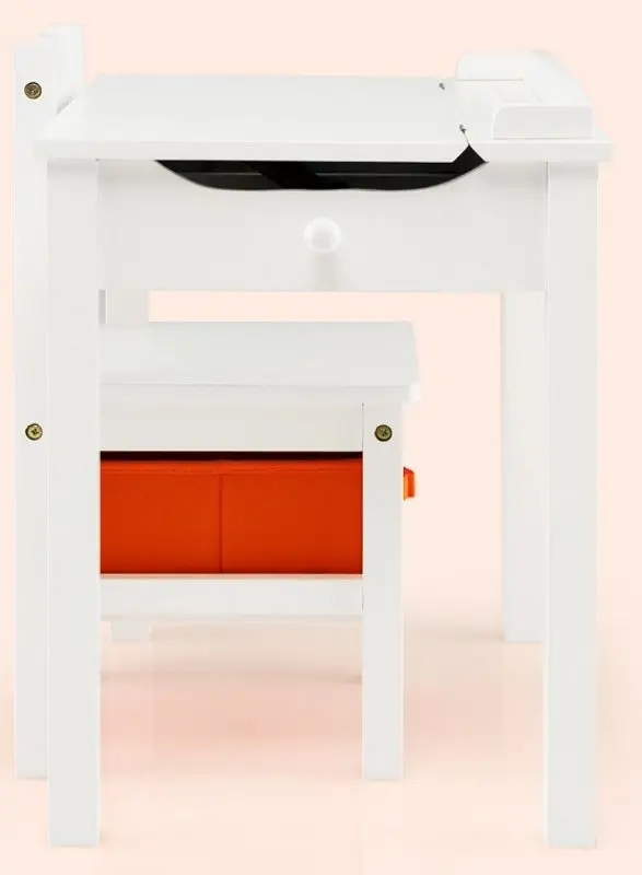 Set masa+scaun Costway HY10077WH (White)