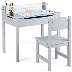 Набор стол + стульчик Costway HY10125GR (Grey) Thumb