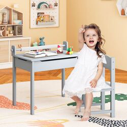 Набор стол + стульчик Costway HY10125GR (Grey) Thumb