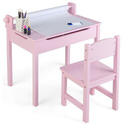 Set masa+scaun Costway HY10125PI (Pink) Thumb