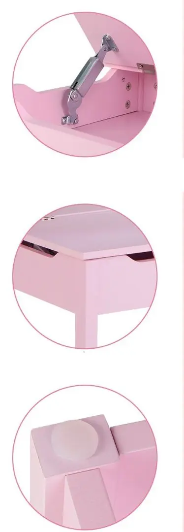 Set masa+scaun Costway HY10125PI (Pink)