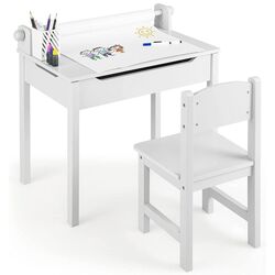 Набор стол+стульчик Costway HY10125WH (White) Thumb