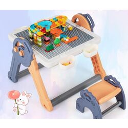 Набор стол + стульчик Costway TM10071 (Blue/Orange) Thumb