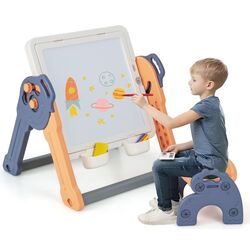 Набор стол + стульчик Costway TM10071 (Blue/Orange) Thumb