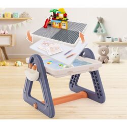 Set masa + scaun Costway TM10072 (Blue/Orange) Thumb