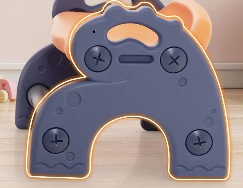 Set masa + scaun Costway TM10072 (Blue/Orange)