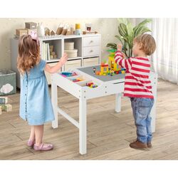 Стол 2в1 Costway UY10024WH (White) Thumb