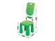 Scaun-taburet pentru copii Doloni 04690/2 (Green)