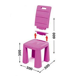 Стул-табурет детский Doloni 04690/3 (Pink) Thumb