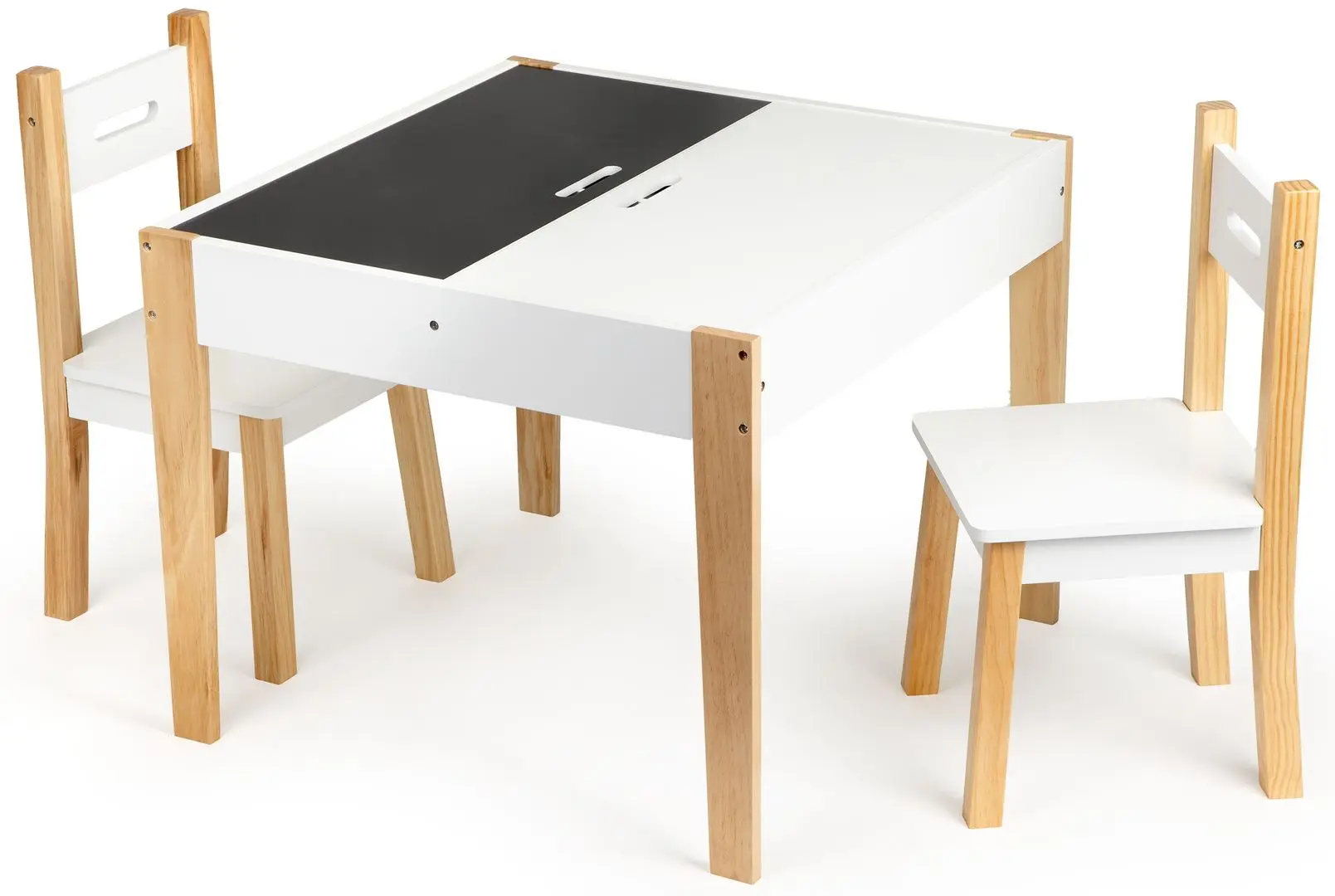 Set masa + 2 scaune Ecotoys OT143 (White)