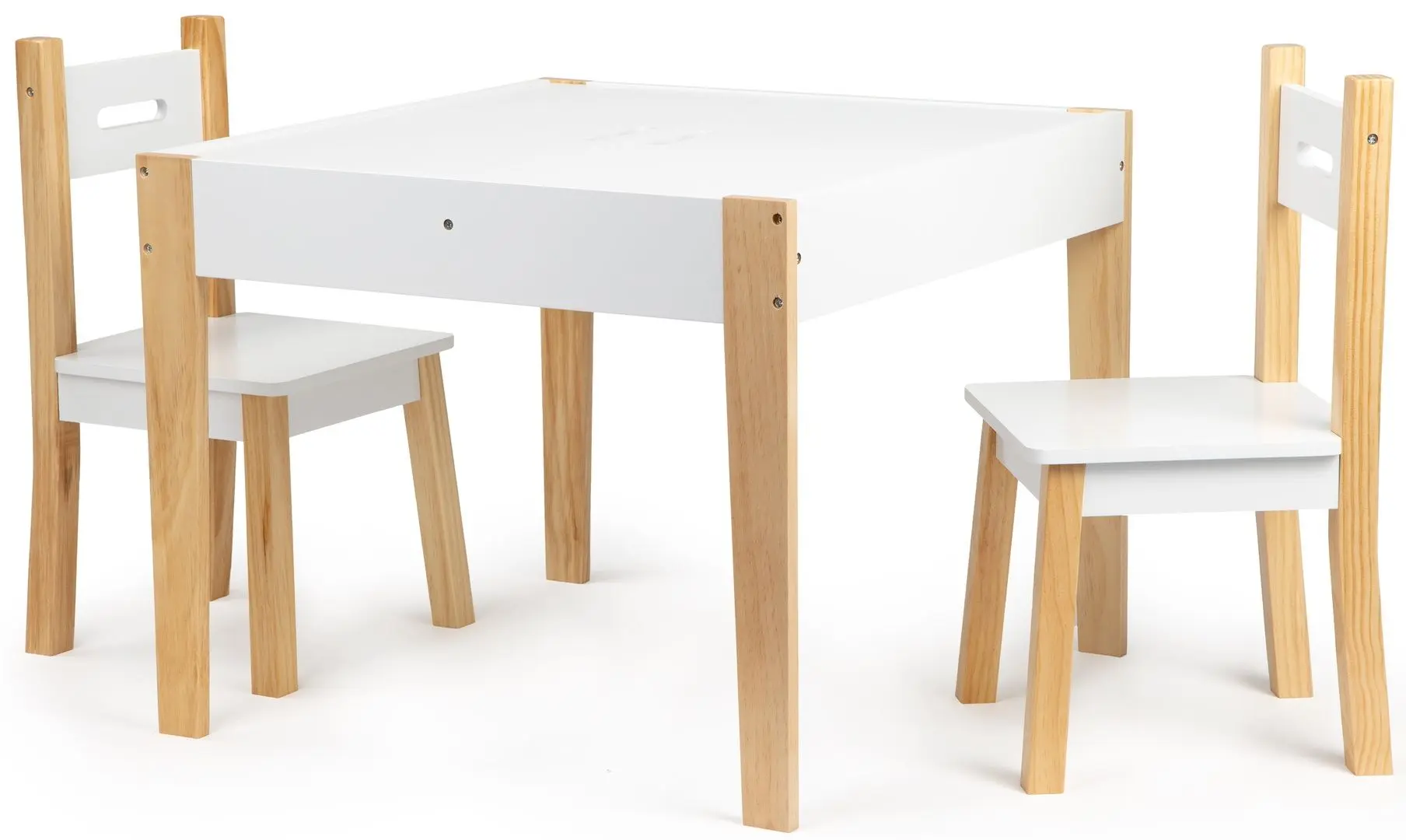 Set masa + 2 scaune Ecotoys OT143 (White)