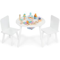 Набор стол+2 стульчика Ecotoys WH135 (White) Thumb