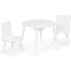 Набор стол+2 стульчика Ecotoys WH135 (White) Thumb