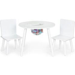 Набор стол+2 стульчика Ecotoys WH135 (White) Thumb