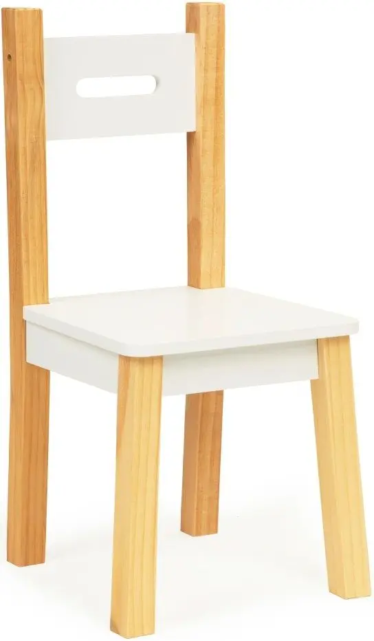 Set masa+2 scaune Ecotoys XKF002 (White/Natural)