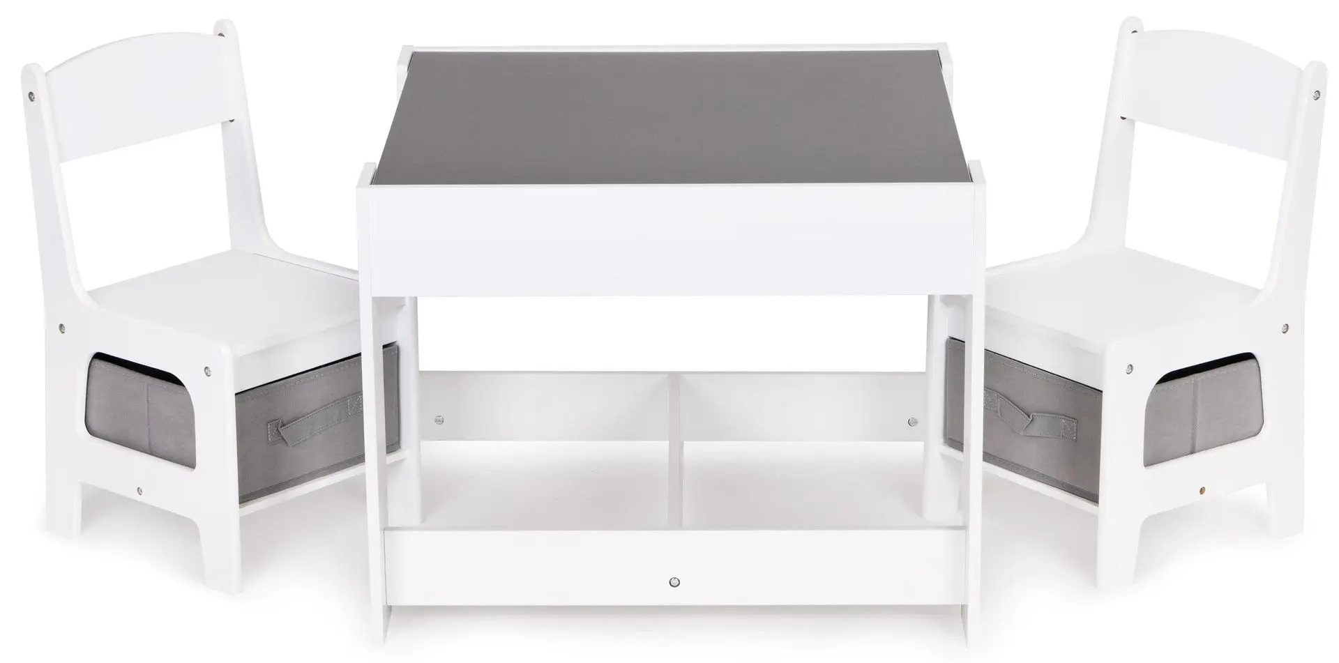 Набор стол + 2 стульчика Ecotoys ZCF-01A (White) - 2