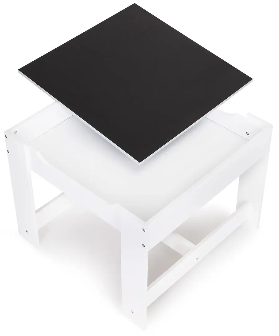 Набор стол + 2 стульчика Ecotoys ZCF-01A (White) - 4