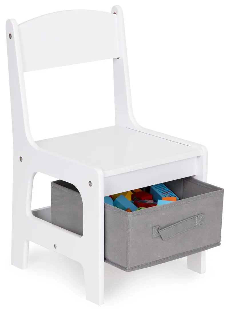 Набор стол + 2 стульчика Ecotoys ZCF-01A (White) - 5