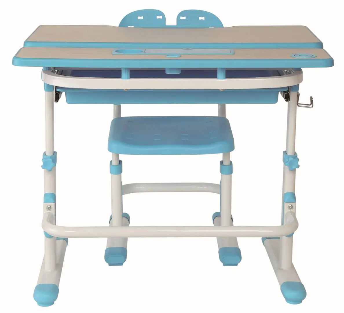 Set masa+scaun Ergok Ivy (Blue/White)