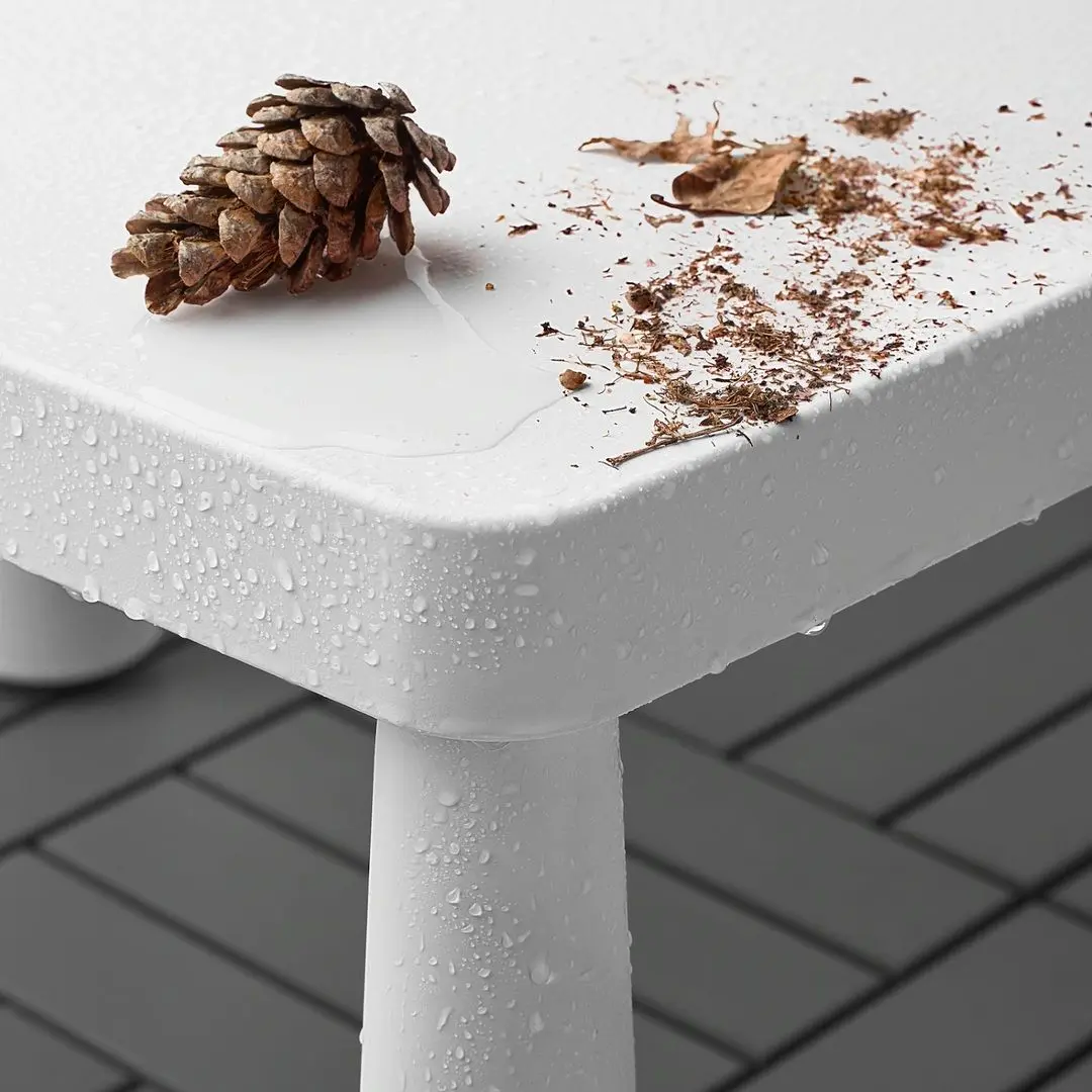 Столик детский Ikea Mammut 77x55 (Белый)