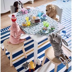 Masa pentru copii Ikea Sundvik 76x50 (Alb) Thumb