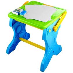 Set masa+scaun 2in1 LeanToys Learning Table 3292 (Blue/Green) Thumb