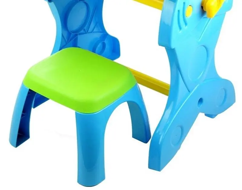 Set masa+scaun 2in1 LeanToys Learning Table 3292 (Blue/Green) - 3