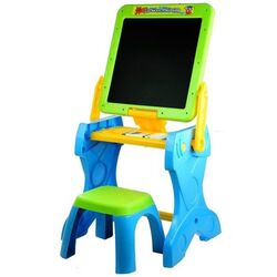 Set masa+scaun 2in1 LeanToys Learning Table 3292 (Blue/Green) Thumb