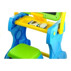 Set masa+scaun 2in1 LeanToys Learning Table 3292 (Blue/Green) Thumb