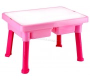 Masa pentru copii LeanToys Play Table (Pink)