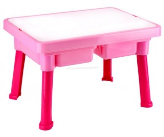 Masa pentru copii LeanToys Play Table (Pink)