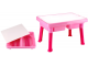 Masa pentru copii LeanToys Play Table (Pink)